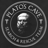 Plato's Cave Search & Rescue Team Philosophy Golf Towel