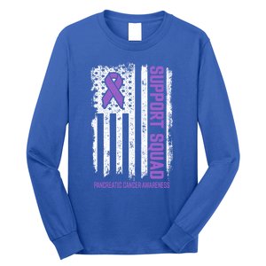 Pancreatic Cancer Support Squad Pancreatic Cancer Awareness Gift Long Sleeve Shirt