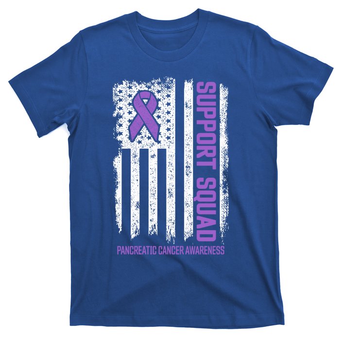 Pancreatic Cancer Support Squad Pancreatic Cancer Awareness Gift T-Shirt