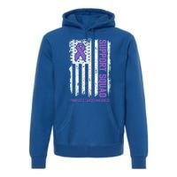 Pancreatic Cancer Support Squad Pancreatic Cancer Awareness Gift Premium Hoodie