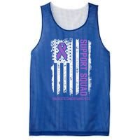 Pancreatic Cancer Support Squad Pancreatic Cancer Awareness Gift Mesh Reversible Basketball Jersey Tank