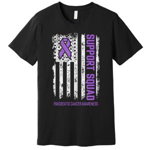 Pancreatic Cancer Support Squad Pancreatic Cancer Awareness Premium T-Shirt