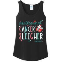 Professional Cancer Sleigher Oncology Nurse Christmas Women Ladies Essential Tank