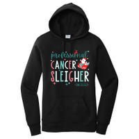 Professional Cancer Sleigher Oncology Nurse Christmas Women Women's Pullover Hoodie