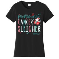 Professional Cancer Sleigher Oncology Nurse Christmas Women Women's T-Shirt