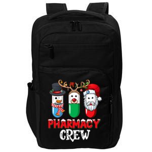 Pharmacy Crew Santa Claus Pills Pharmacist Christmas Pajama Gift Impact Tech Backpack