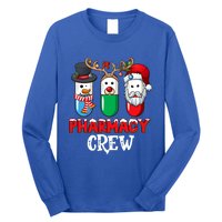 Pharmacy Crew Santa Claus Pills Pharmacist Christmas Pajama Gift Long Sleeve Shirt