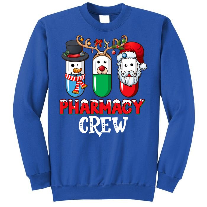 Pharmacy Crew Santa Claus Pills Pharmacist Christmas Pajama Gift Sweatshirt