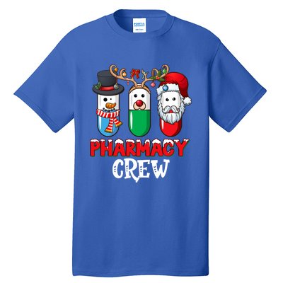 Pharmacy Crew Santa Claus Pills Pharmacist Christmas Pajama Gift Tall T-Shirt