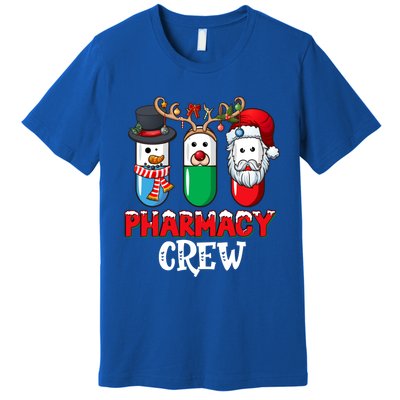 Pharmacy Crew Santa Claus Pills Pharmacist Christmas Pajama Gift Premium T-Shirt