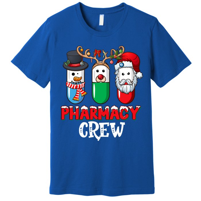 Pharmacy Crew Santa Claus Pills Pharmacist Christmas Pajama Gift Premium T-Shirt