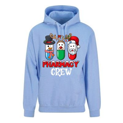 Pharmacy Crew Santa Claus Pills Pharmacist Christmas Pajama Gift Unisex Surf Hoodie