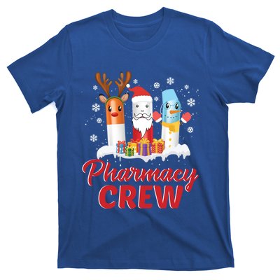 Pharmacy Crew Santa Claus Reindeer Pill Xmas Pharmacist Gift T-Shirt