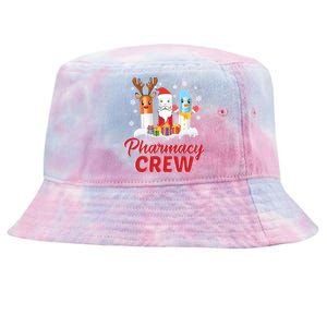 Pharmacy Crew Santa Claus Reindeer Pill Xmas Pharmacist Gift Tie-Dyed Bucket Hat