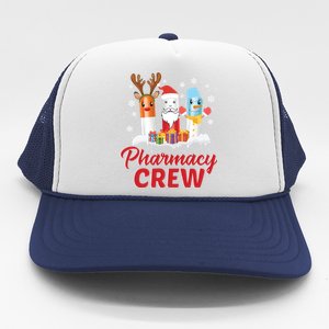 Pharmacy Crew Santa Claus Reindeer Pill Xmas Pharmacist Gift Trucker Hat