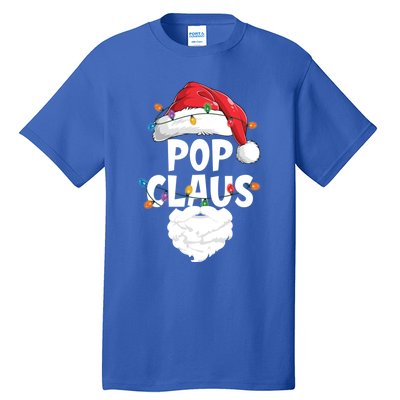 Pop Claus Santa Funny Christmas Pajama Matching Family Meaningful Gift Tall T-Shirt