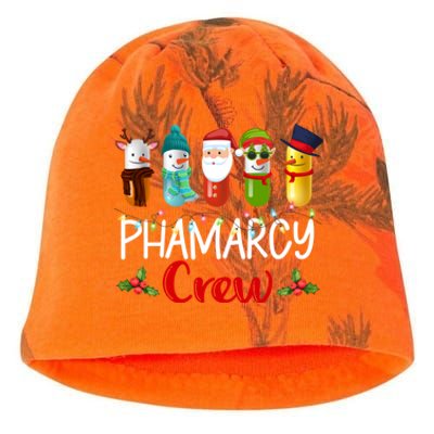 Pharmacy Crew Santa Reindeer Pharmacist Technician Christmas Meaningful Gift Kati - Camo Knit Beanie