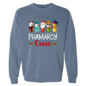 Pharmacy Crew Santa Reindeer Pharmacist Technician Christmas Meaningful Gift Garment-Dyed Sweatshirt