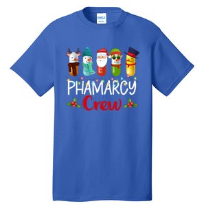 Pharmacy Crew Santa Reindeer Pharmacist Technician Christmas Meaningful Gift Tall T-Shirt