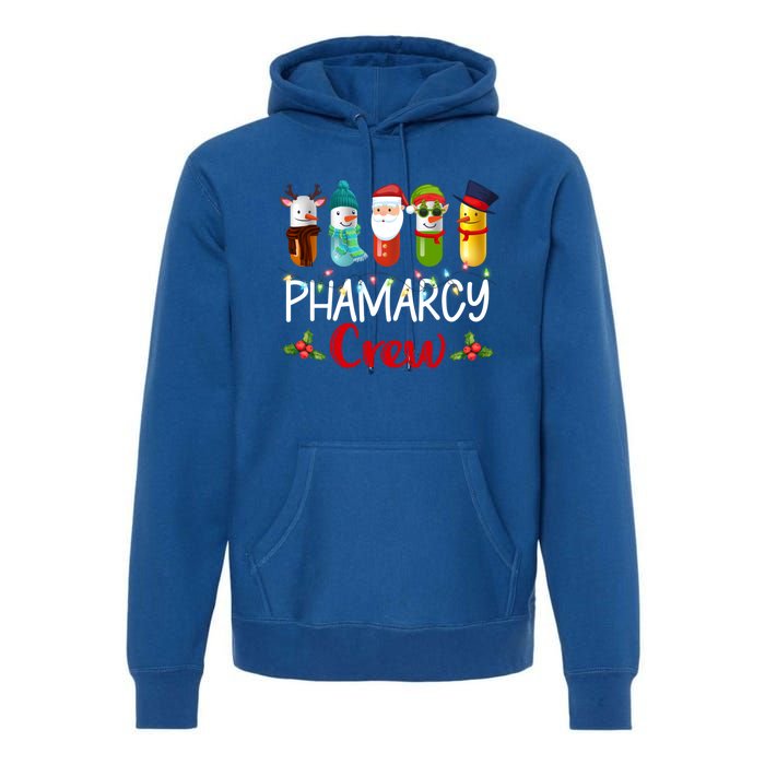 Pharmacy Crew Santa Reindeer Pharmacist Technician Christmas Meaningful Gift Premium Hoodie