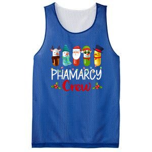 Pharmacy Crew Santa Reindeer Pharmacist Technician Christmas Meaningful Gift Mesh Reversible Basketball Jersey Tank