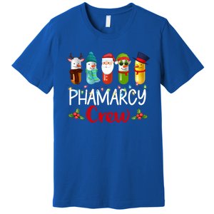 Pharmacy Crew Santa Reindeer Pharmacist Technician Christmas Meaningful Gift Premium T-Shirt