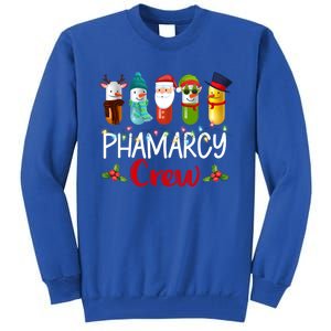 Pharmacy Crew Santa Reindeer Pharmacist Technician Christmas Meaningful Gift Tall Sweatshirt