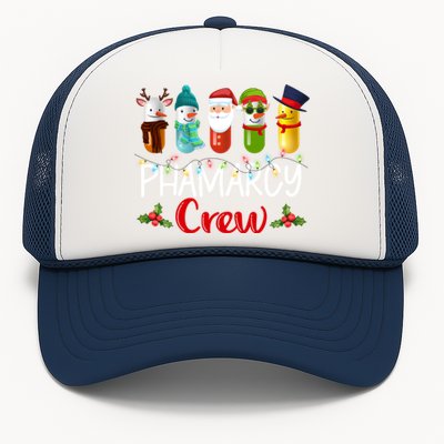 Pharmacy Crew Santa Reindeer Pharmacist Technician Christmas Meaningful Gift Trucker Hat