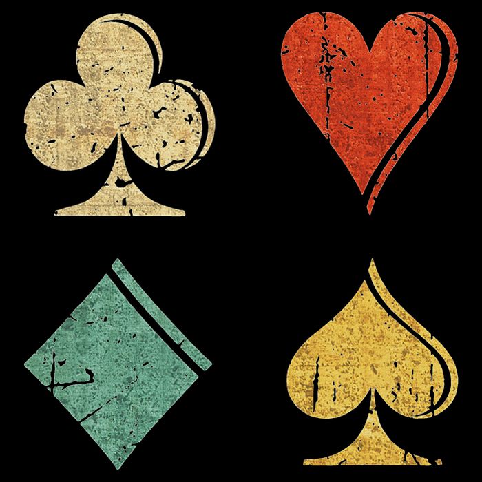 Playing Cards Spade Heart Diamond Club Impact Tech Backpack