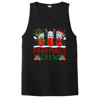 Pharmacy Crew Santa Xmas Pharmacy Tech Christmas Pajama Gift PosiCharge Competitor Tank