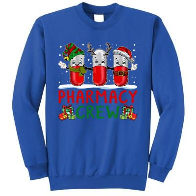 Pharmacy Crew Santa Xmas Pharmacy Tech Christmas Pajama Gift Sweatshirt