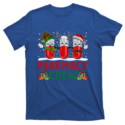 Pharmacy Crew Santa Xmas Pharmacy Tech Christmas Pajama Gift T-Shirt