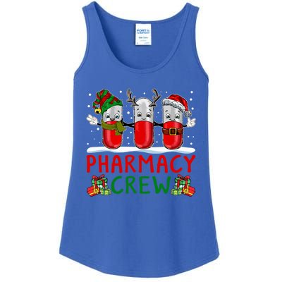 Pharmacy Crew Santa Xmas Pharmacy Tech Christmas Pajama Gift Ladies Essential Tank