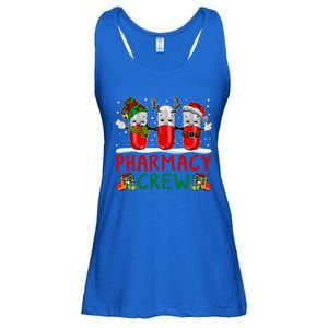 Pharmacy Crew Santa Xmas Pharmacy Tech Christmas Pajama Gift Ladies Essential Flowy Tank