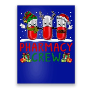 Pharmacy Crew Santa Xmas Pharmacy Tech Christmas Pajama Gift Poster