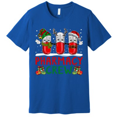 Pharmacy Crew Santa Xmas Pharmacy Tech Christmas Pajama Gift Premium T-Shirt