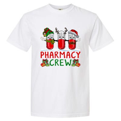 Pharmacy Crew Santa Xmas Pharmacy Tech Christmas Pajama Gift Garment-Dyed Heavyweight T-Shirt