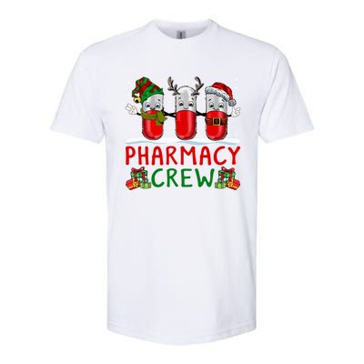 Pharmacy Crew Santa Xmas Pharmacy Tech Christmas Pajama Gift Softstyle CVC T-Shirt