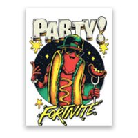 Party! Cool Swag Hot Dog Retro Big Chest Poster Poster