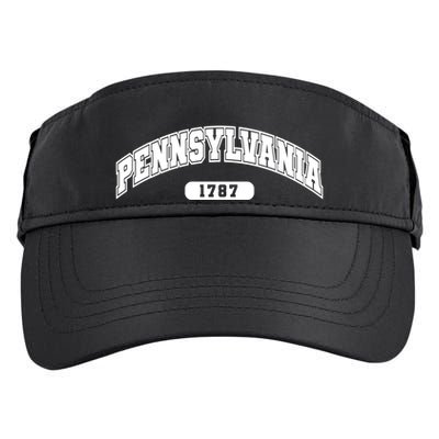 Pennsylvania Collegiate Style 1787 Adult Drive Performance Visor