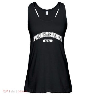 Pennsylvania Collegiate Style 1787 Ladies Essential Flowy Tank