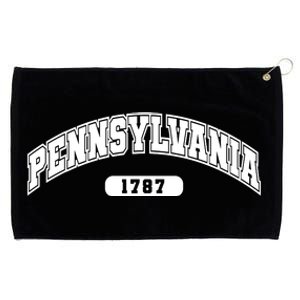 Pennsylvania Collegiate Style 1787 Grommeted Golf Towel