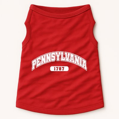Pennsylvania Collegiate Style 1787 Doggie Tank