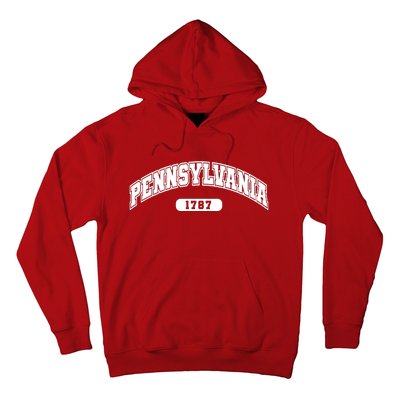 Pennsylvania Collegiate Style 1787 Hoodie