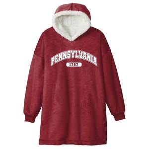 Pennsylvania Collegiate Style 1787 Hooded Wearable Blanket