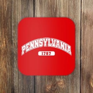 Pennsylvania Collegiate Style 1787 Coaster