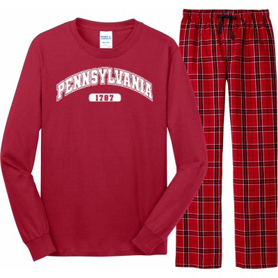 Pennsylvania Collegiate Style 1787 Long Sleeve Pajama Set