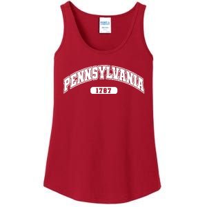 Pennsylvania Collegiate Style 1787 Ladies Essential Tank