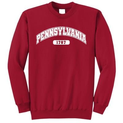 Pennsylvania Collegiate Style 1787 Tall Sweatshirt