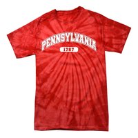 Pennsylvania Collegiate Style 1787 Tie-Dye T-Shirt